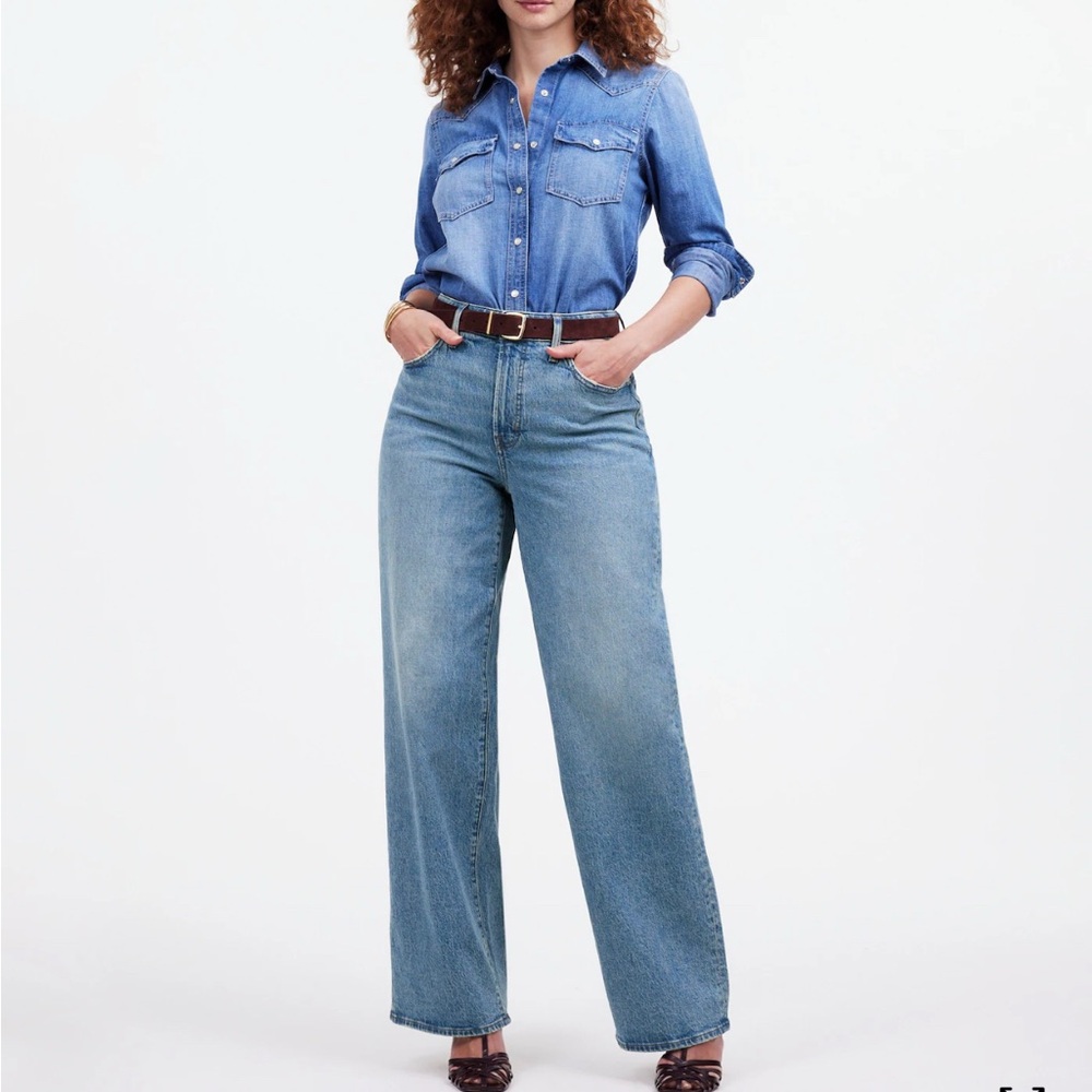 Madewell Curvy Perfect Vintage Wide Leg Jeans